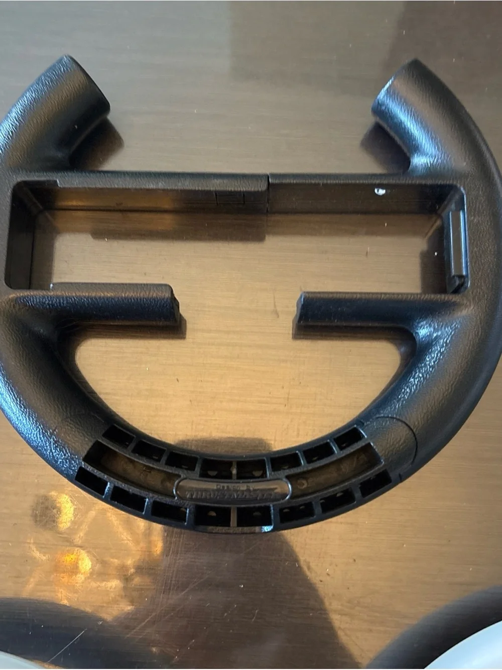 Nintendo White and Black Wii Mario Kart Steering Wheel Set